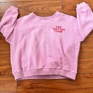 Neutral Gender PiuPiuchick Pink Popsicle Crewneck Sweatshirt
